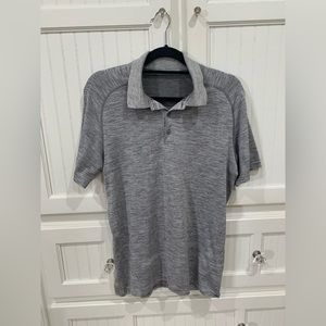 Men’s heathered gray lululemon polo size M